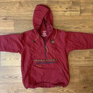 L.L. Bean Women’s Insulated Classic Red Anorak